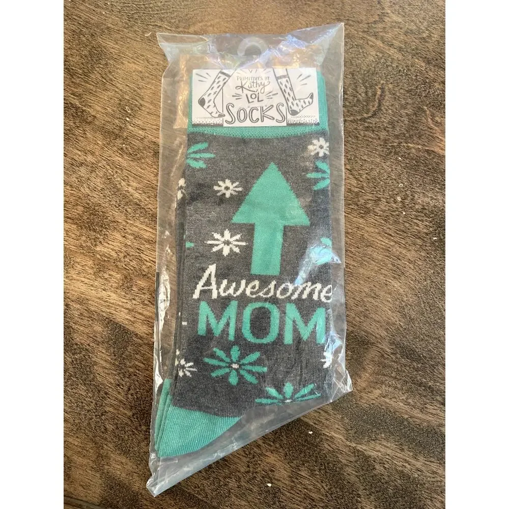 AWESOME MOM‎ socks, NEW IN PACKAGE